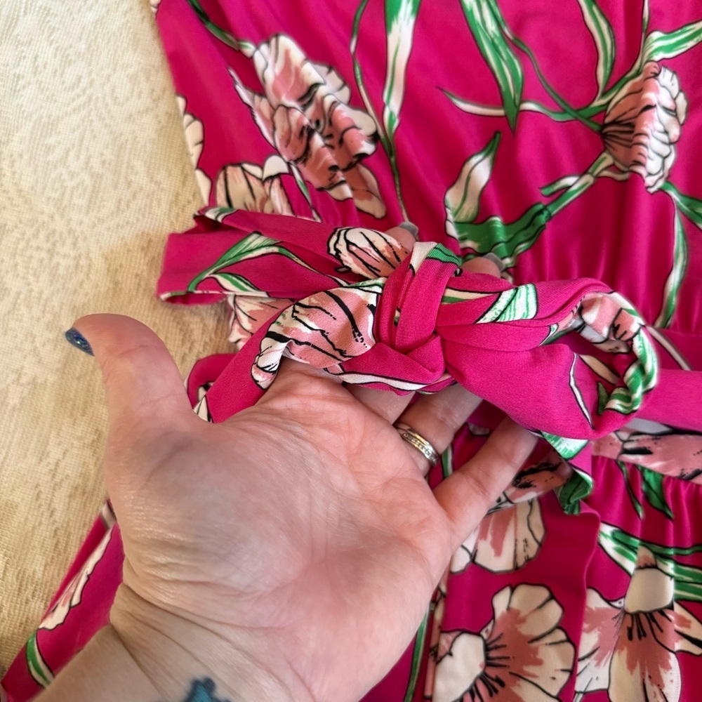 Leota Mindy “Wild tulip” midi dress - Picture 6 of 11